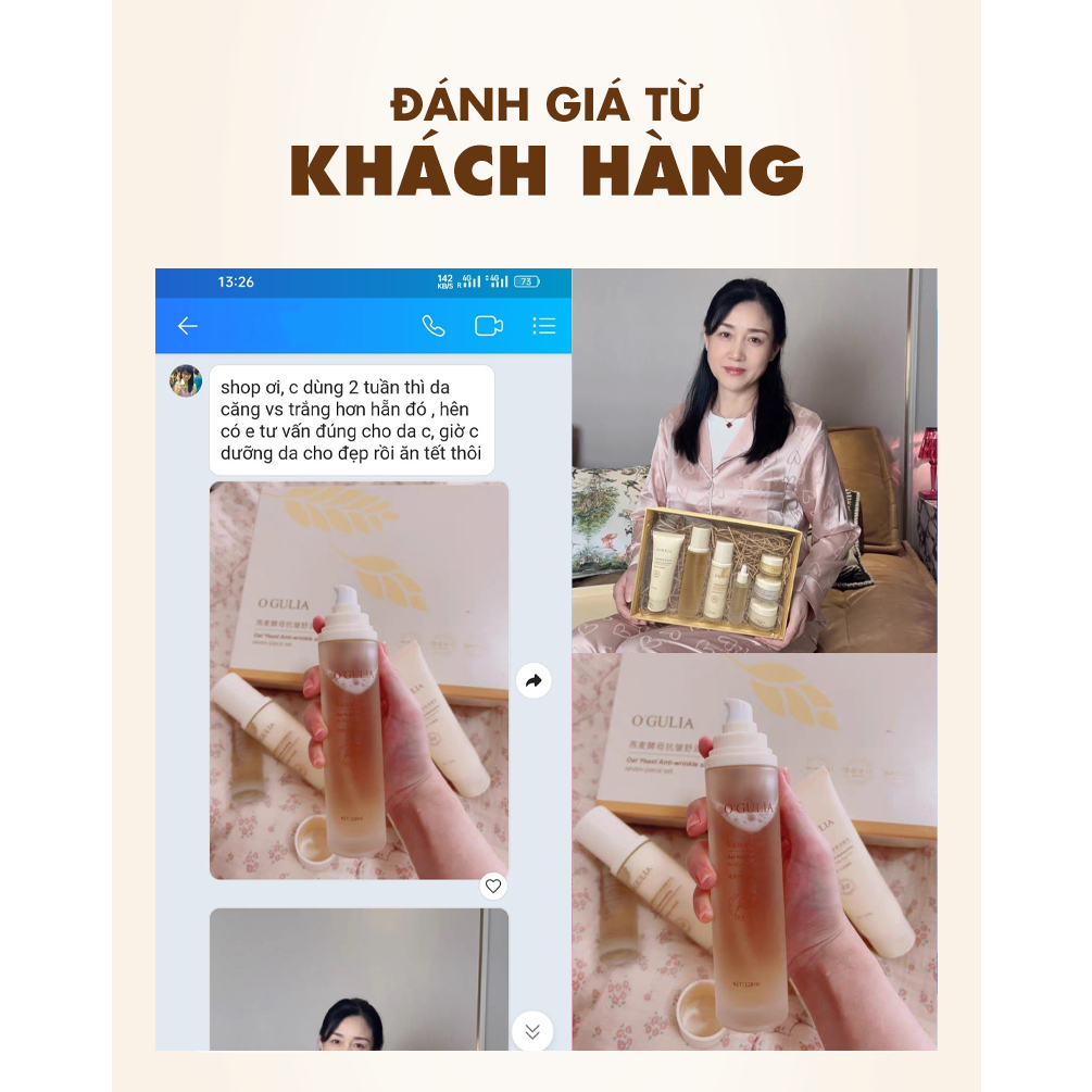 Bộ dưỡng da combo skincare chăm sóc da mặt trái bơ dưỡng ẩm trắng da, Bộ mỹ phẩm nội địa Trung tái tạo da 6 món LAPEU