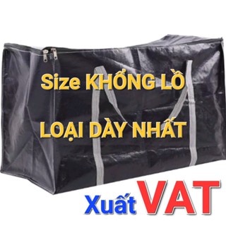  Túi bạt đựng đồ cực dày màu Rêu Tím may đường chỉ tỉ mỉ đựng tới 60kg. 