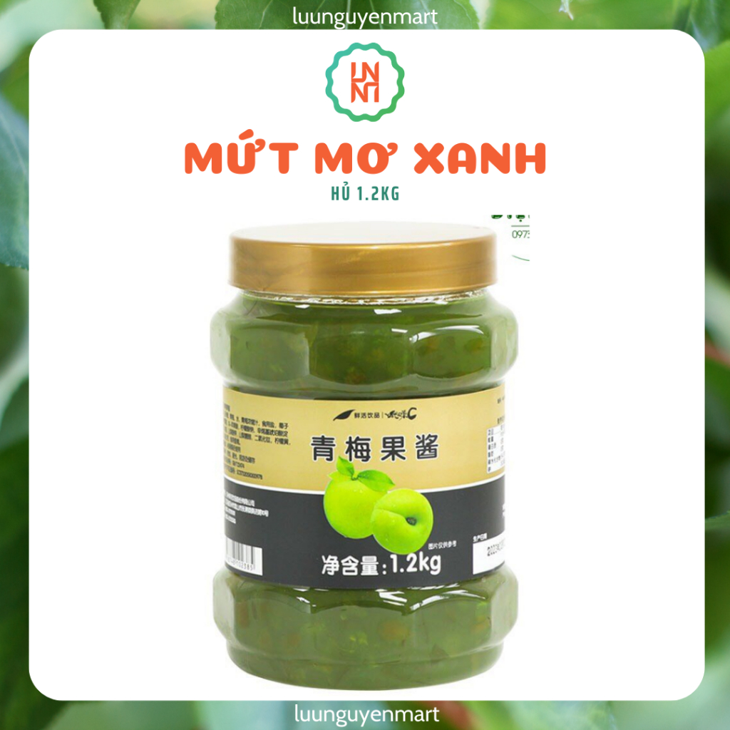Mứt Mơ Xanh Hiệu FreshJuice - Hủ 1.2 KG
