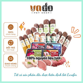 [Hoả Tốc] Thịt Xay Raw Food Cho Chó Mèo HG PetFood Thịt Tươi Rau Củ Giàu Dinh Dưỡng