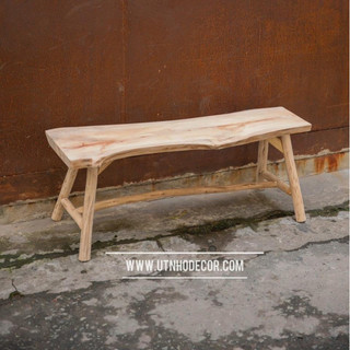 Ghế bench không tựa decor kích thước R25 x D100 x C50 CM