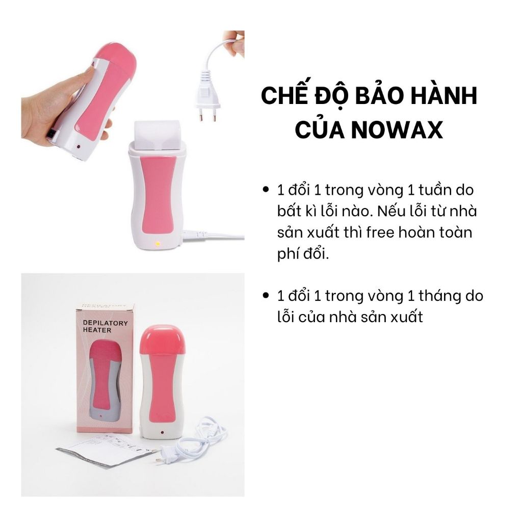 Máy đun sáp wax con lăn cầm tay Nowax ROW01 20W
