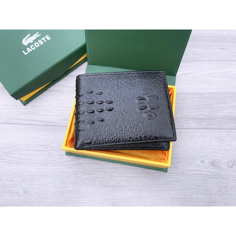 Bóp/ Ví Nam Da Thật 100% Dáng Ngang Full Hộp Làm Quà Tặng Cao Cấp