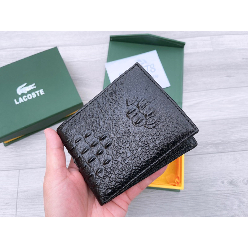 Bóp/ Ví Nam Da Thật 100% Dáng Ngang Full Hộp Làm Quà Tặng Cao Cấp