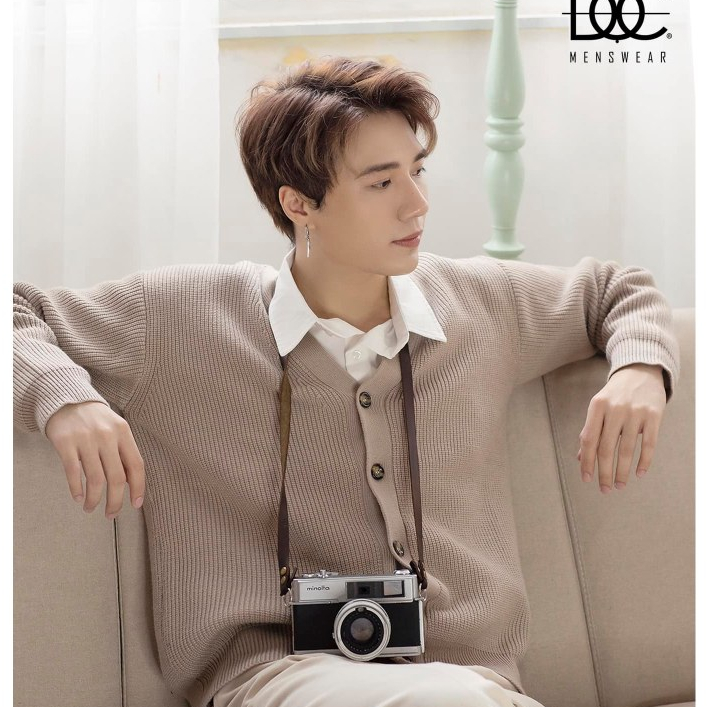 Áo khoác len cardigan nam Độc menswear form vừa phong cách Hàn Quốc - AKL43