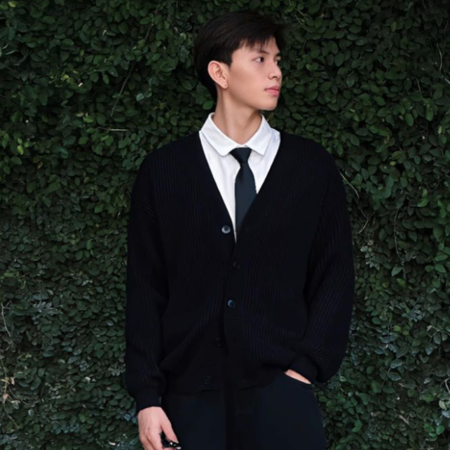 Áo khoác len cardigan nam Độc menswear form vừa phong cách Hàn Quốc - AKL43