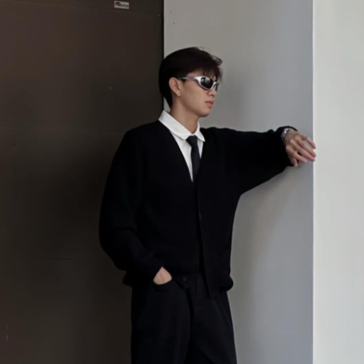 Áo khoác len cardigan nam Độc menswear form vừa phong cách Hàn Quốc - AKL43