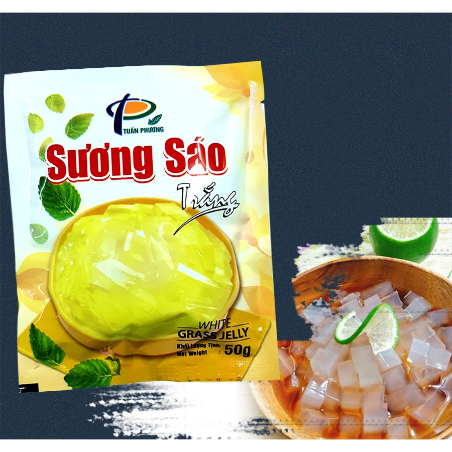 Bột Làm Thạch Sương Sáo Trắng/Đen 50g
