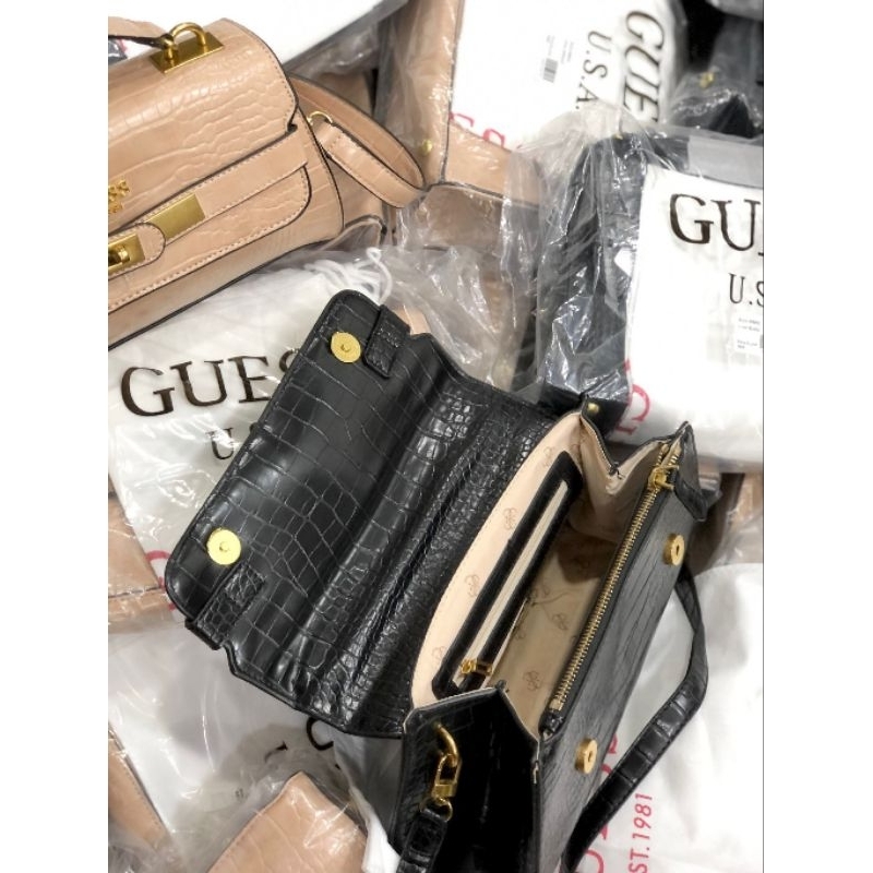 TÚI GUESS Enisa top handle da vân