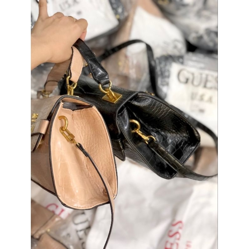 TÚI GUESS Enisa top handle da vân