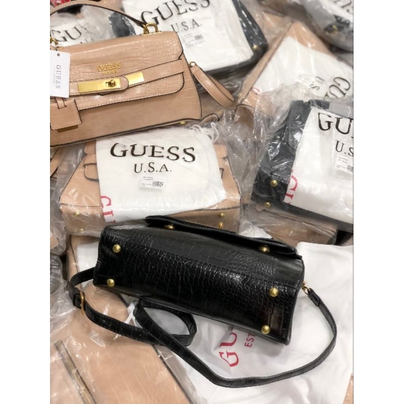 TÚI GUESS Enisa top handle da vân