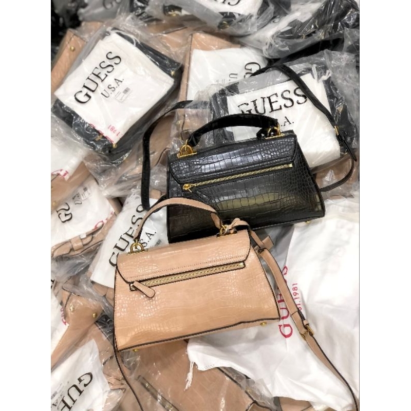 TÚI GUESS Enisa top handle da vân