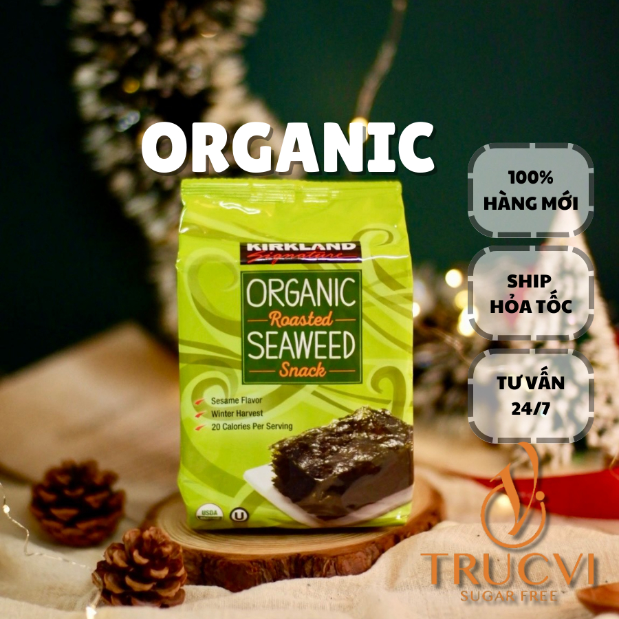 Rong biển sấy giòn Kirkland Mỹ