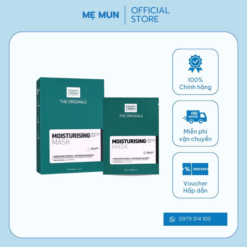 Mặt nạ Martiderm - 1 hộp 10 miếng