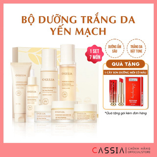 Bộ dưỡng da combo skincare chăm sóc da mặt trái bơ dưỡng ẩm trắng da, Bộ mỹ phẩm nội địa Trung tái tạo da 6 món LAPEU