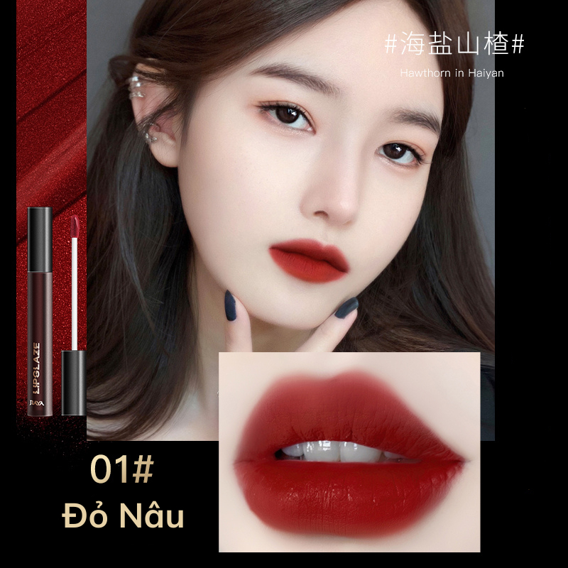 Set Son Kem Lì Nội Địa Trung Vỏ Nhám Đen 5 Màu Tôn Da Lâu Trôi – Set Son Môi Quà Tặng Người Yêu Sang Chảnh 5 Cây