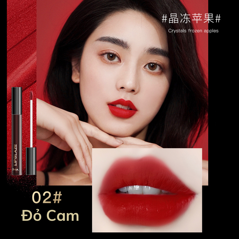Set Son Kem Lì Nội Địa Trung Vỏ Nhám Đen 5 Màu Tôn Da Lâu Trôi – Set Son Môi Quà Tặng Người Yêu Sang Chảnh 5 Cây