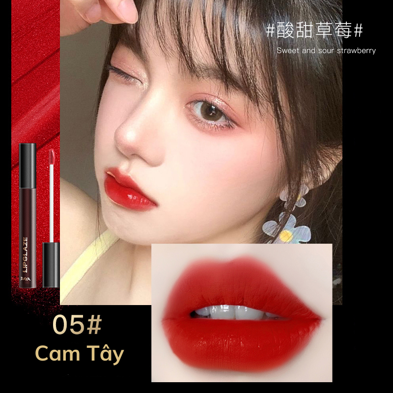 Set Son Kem Lì Nội Địa Trung Vỏ Nhám Đen 5 Màu Tôn Da Lâu Trôi – Set Son Môi Quà Tặng Người Yêu Sang Chảnh 5 Cây