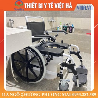 Xe lăn, ghế tắm, ghế bô cao cấp gbm 020 - xe lăn đa năng cao cấp