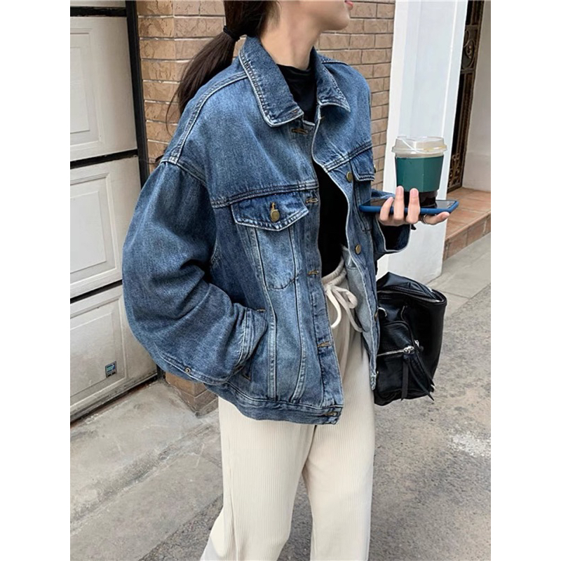 Áo jacket bò phong cách ullzang