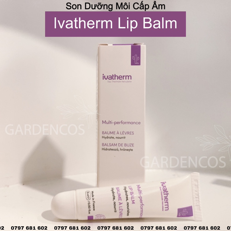 Son Dưỡng Môi Ivatherm Multi-Performance Lip Balm Nourishing and Repairing