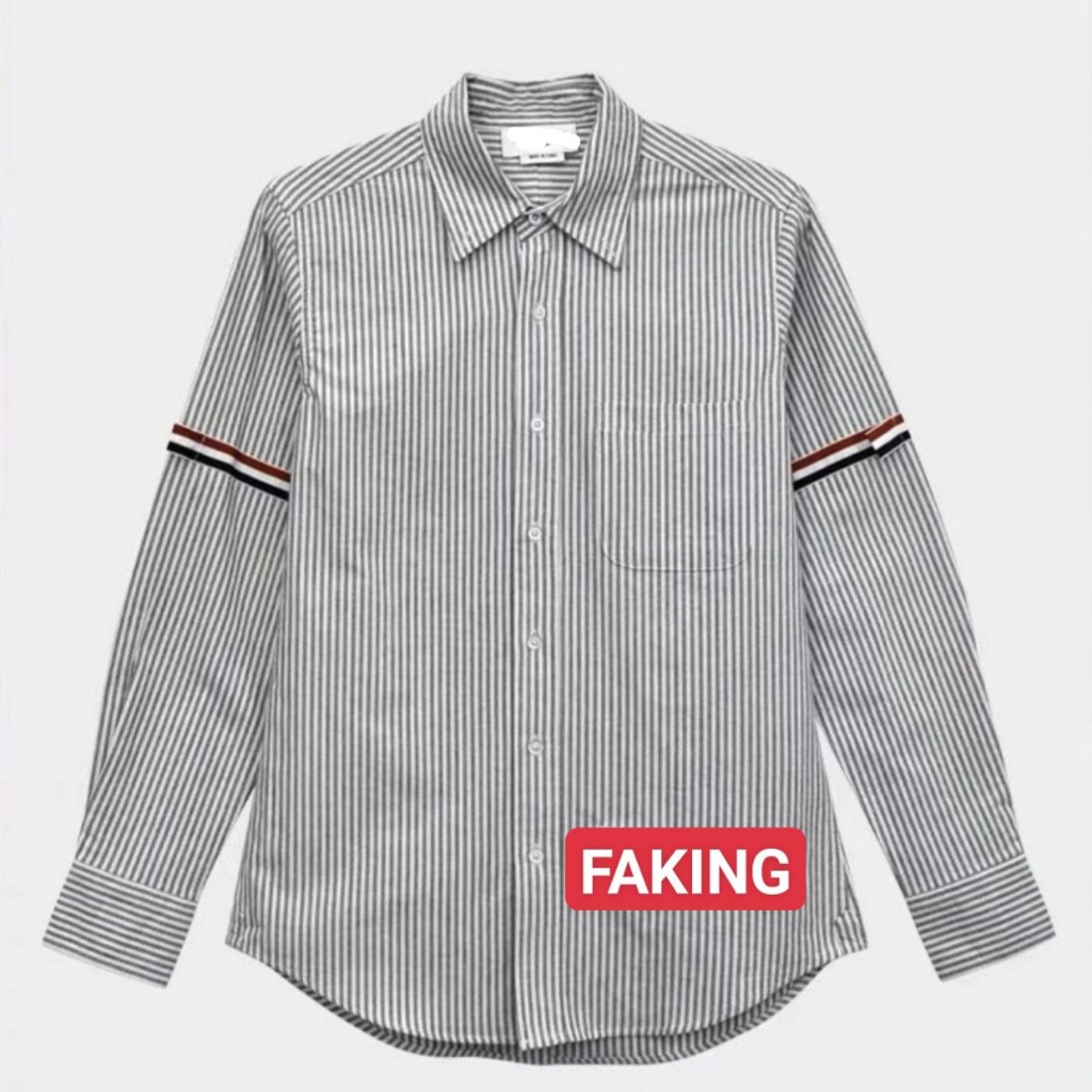 Áo Sơ Mi Kẻ Sọc Xám Dài Tay Vải Cotton Lụa Cao Cấp Mẫu Hot