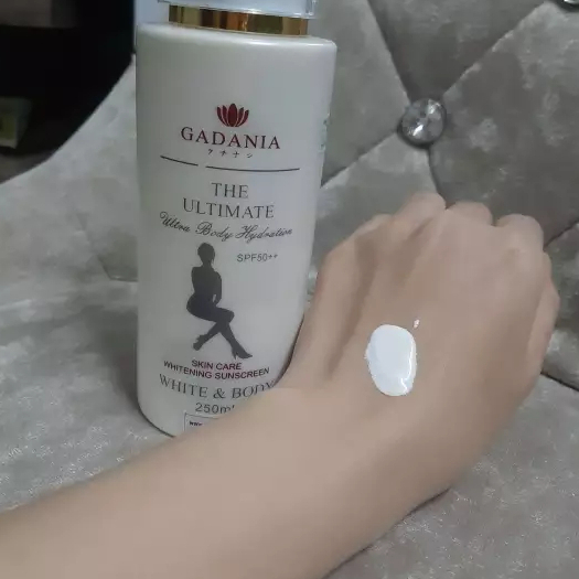 Kem Make Up Body dưỡng da chống nắng toàn thân Gadania 120ml/250ml