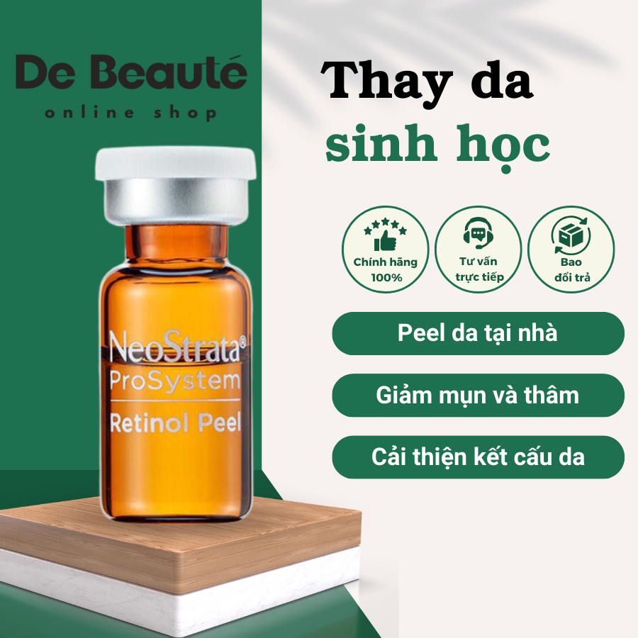 [HÀNG CÔNG TY] Peel Da Sinh Học Tại Nhà Neostrata Prosystem Retinol Peel 1,5ml