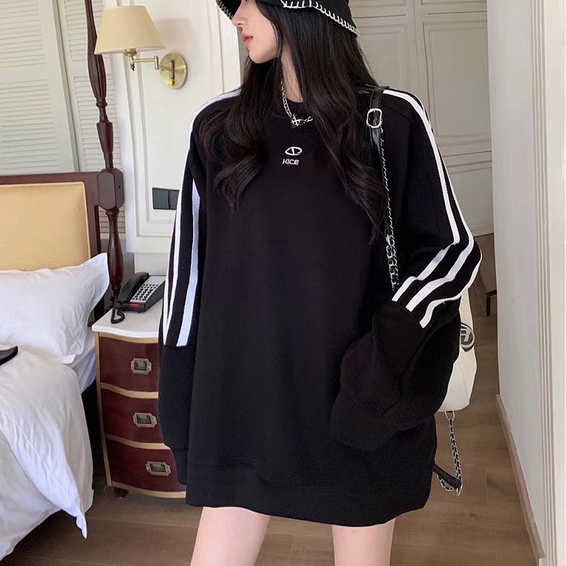 SIÊU PHẨM ÁO SWEATER DÀI TAY FORM RỘNG CHẤT LIỆU NỈ BÔNG 2 MÀU SIÊU XINH NAM NỮ MẶC ĐÔI SIÊU ĐẸP