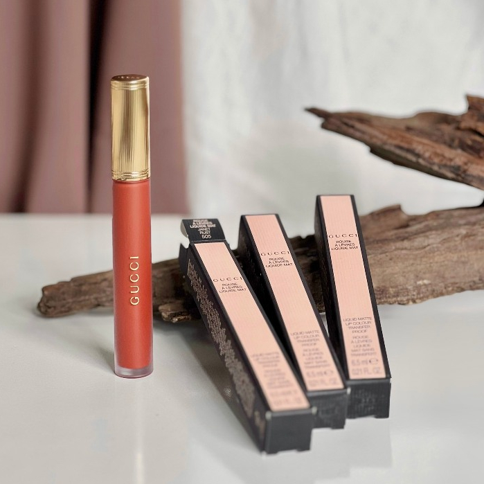 Son kem lì Gucci 505 203,Son lì thỏi Gucci 505 208 500 509 305 308 Chính Hãng - Xóm Thơm