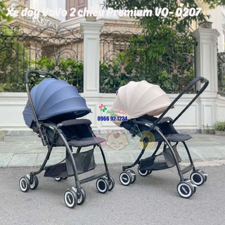 Xe đẩy Vovo hai chiều ba tư thế chính hãng Premium VO-0207 - Mẫu mới 2023