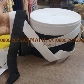[Size 3.5cm] 20 mét dây thun co giãn may quần áo chất mềm mỏng giãn tốt Maihoaflower