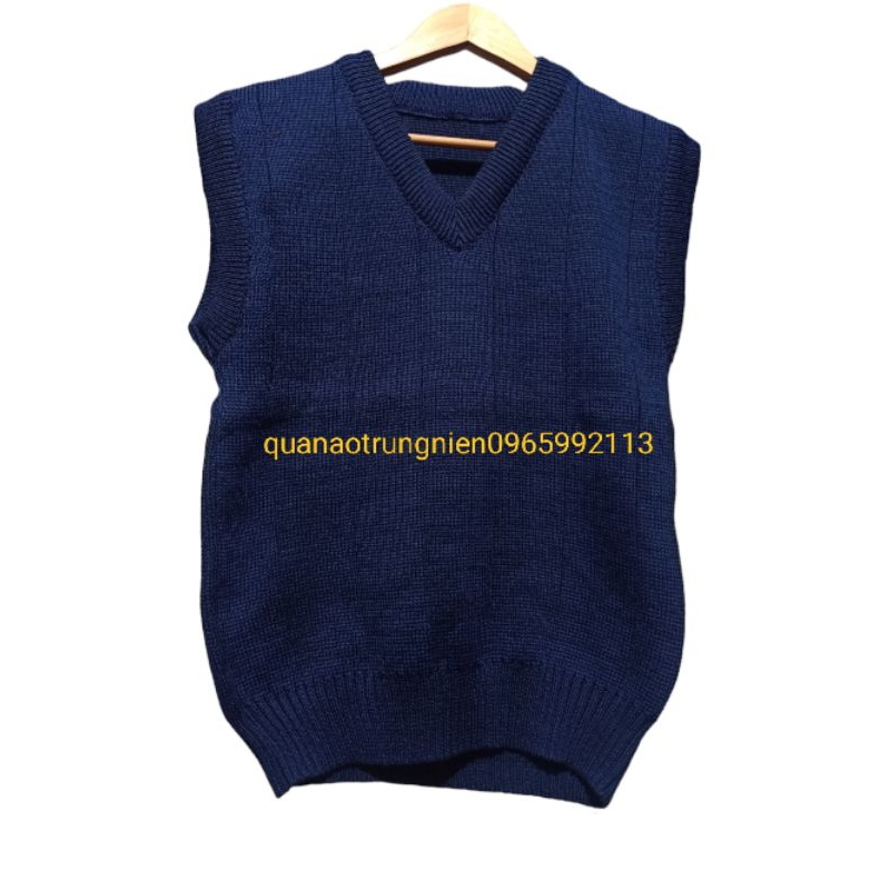 Áo gile len ông già