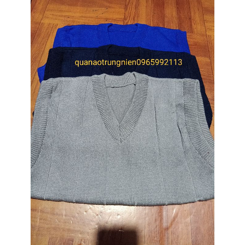 Áo gile len ông già