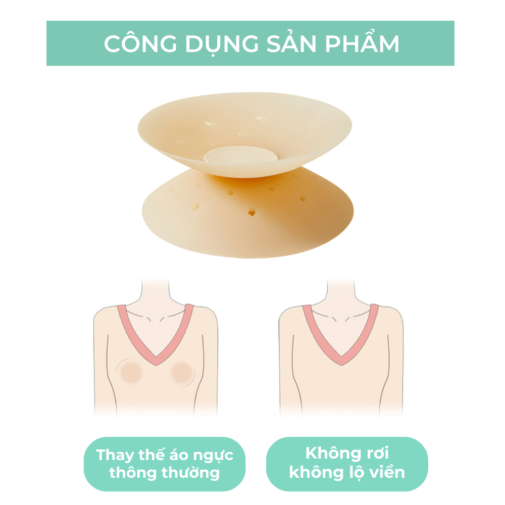 Miếng Dán Ngực Tàng Hình Chống Đọng Mồ Hôi AD006 BEBECHIC