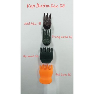 Túi 1000 cái kẹp bướm cố định hoa lan giúp cây khỏi gãy, kẹp hoa lan loại trung, màu xanh
