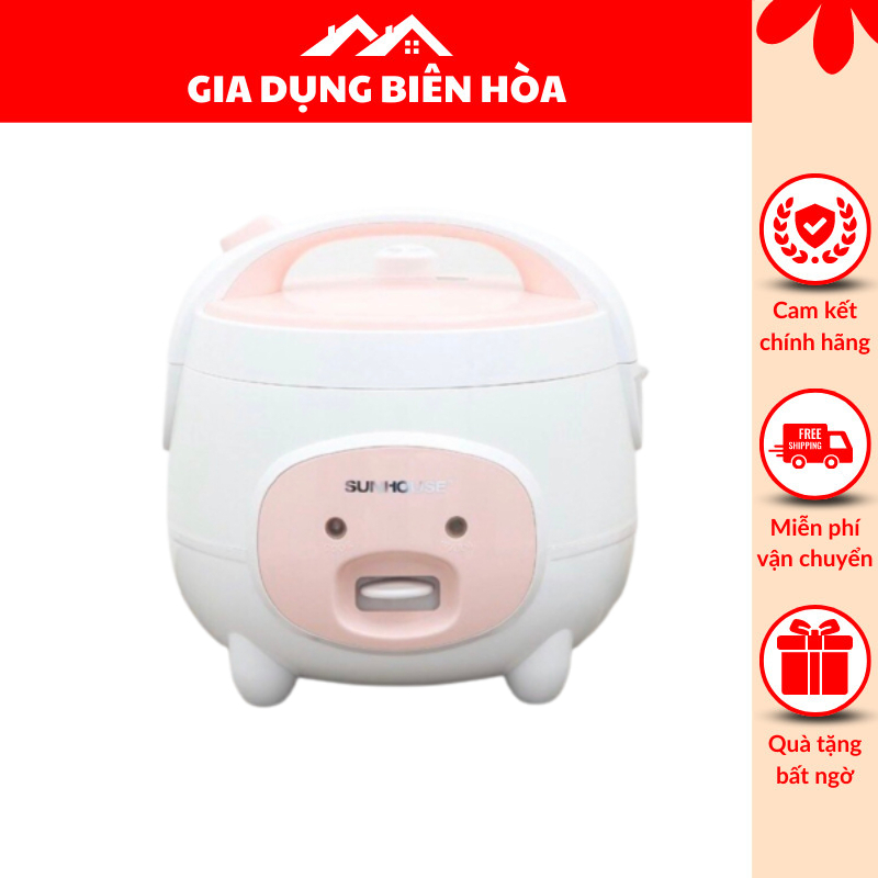 Nồi cơm nắp gài Sunhouse 1.8 lít SHD8607W -Sản phẩm trưng bày chính hãng