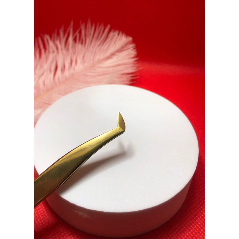 Nhíp mối mi volume nhám mũi bầu 10mm