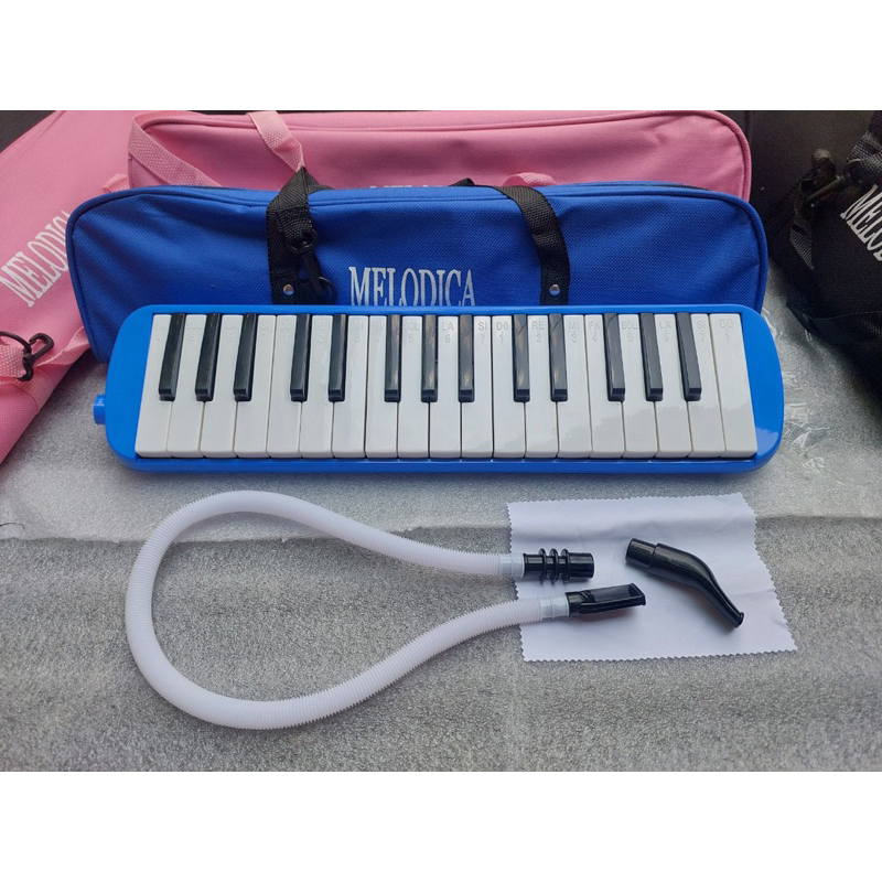 Kèn phím melodica Loại 1 tặng kèm khăn lau,ống dây