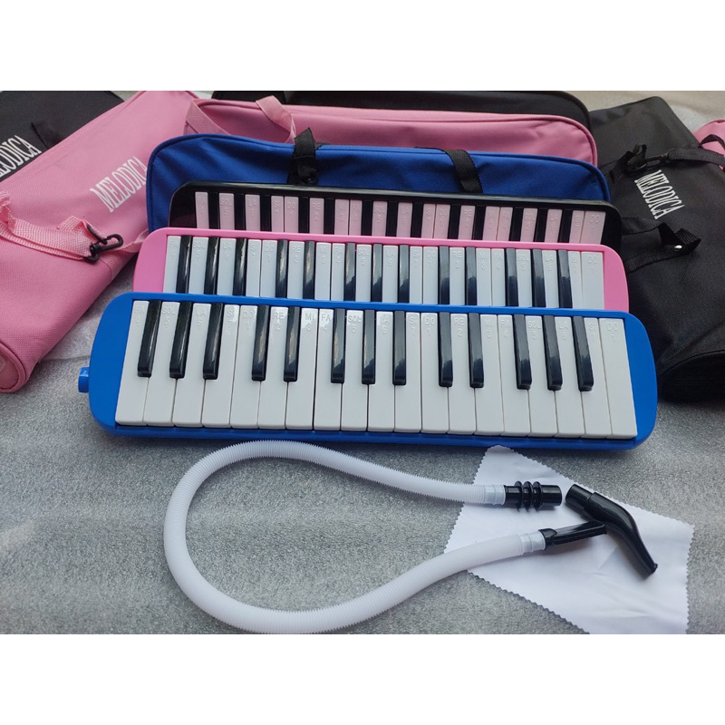 Kèn phím melodica Loại 1 tặng kèm khăn lau,ống dây