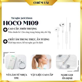 Tai nghe hoco m109 jack 3.5mm