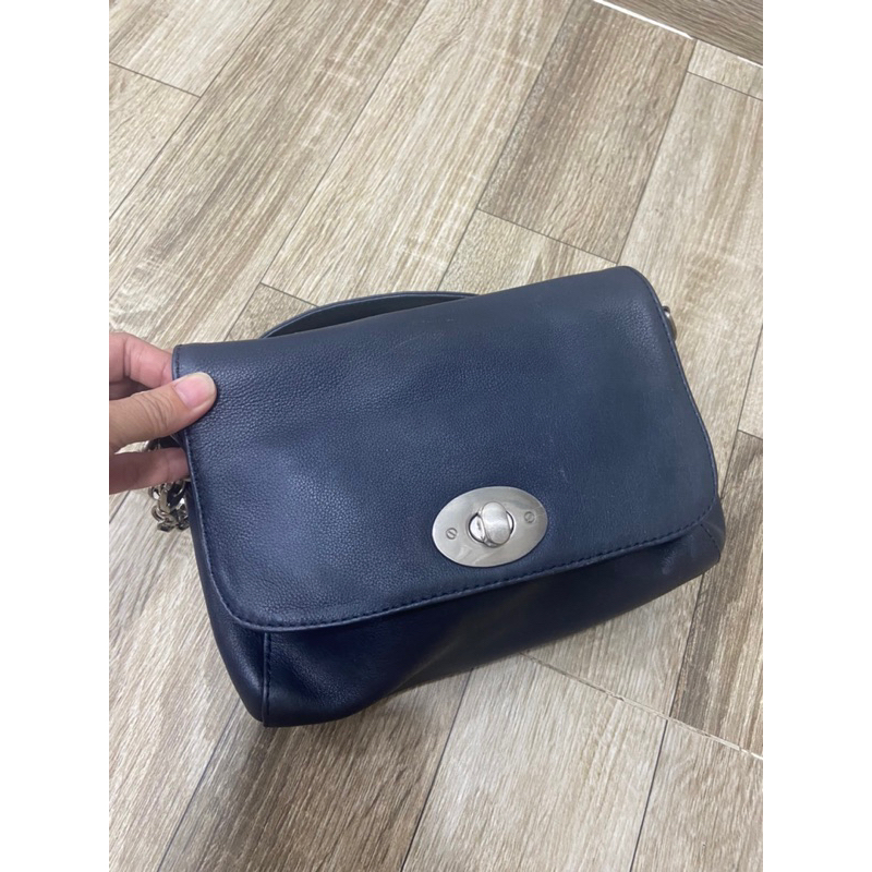 Túi si da thật dáng Coach