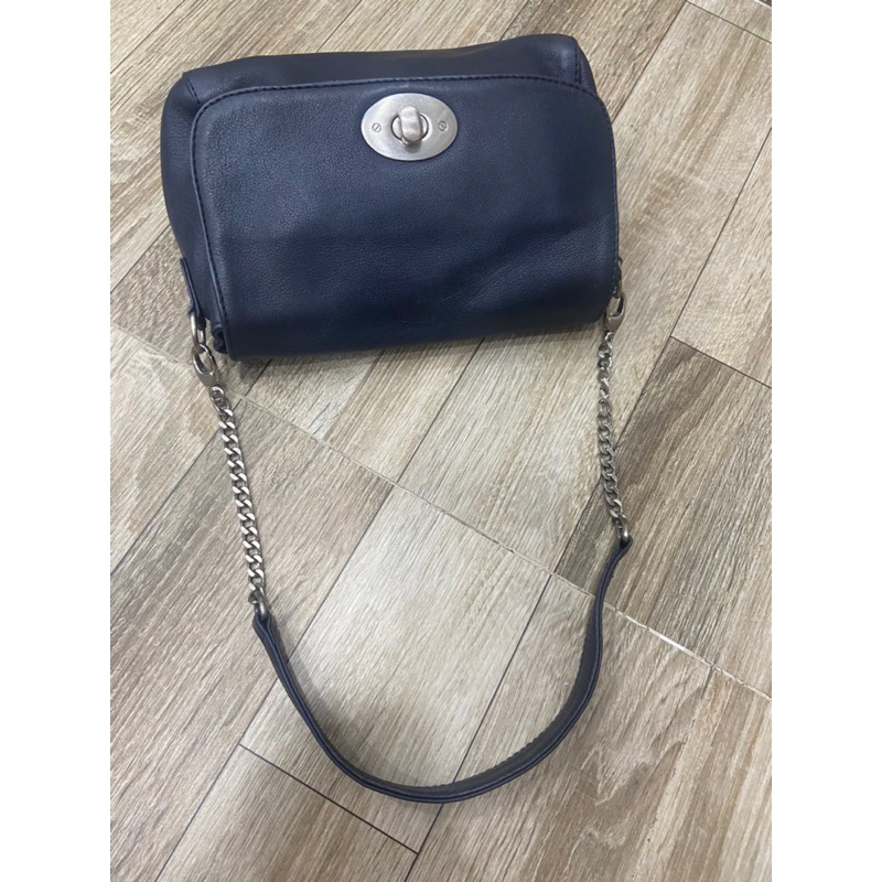 Túi si da thật dáng Coach