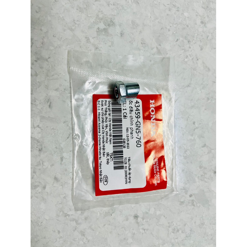 Bộ Ốc Chốt và chỉnh thắng sau HONDA Vario 125 Click 125 AB 125 FUTURE LEAD125 SH MODE PCX VISION SHVN Winner Wave