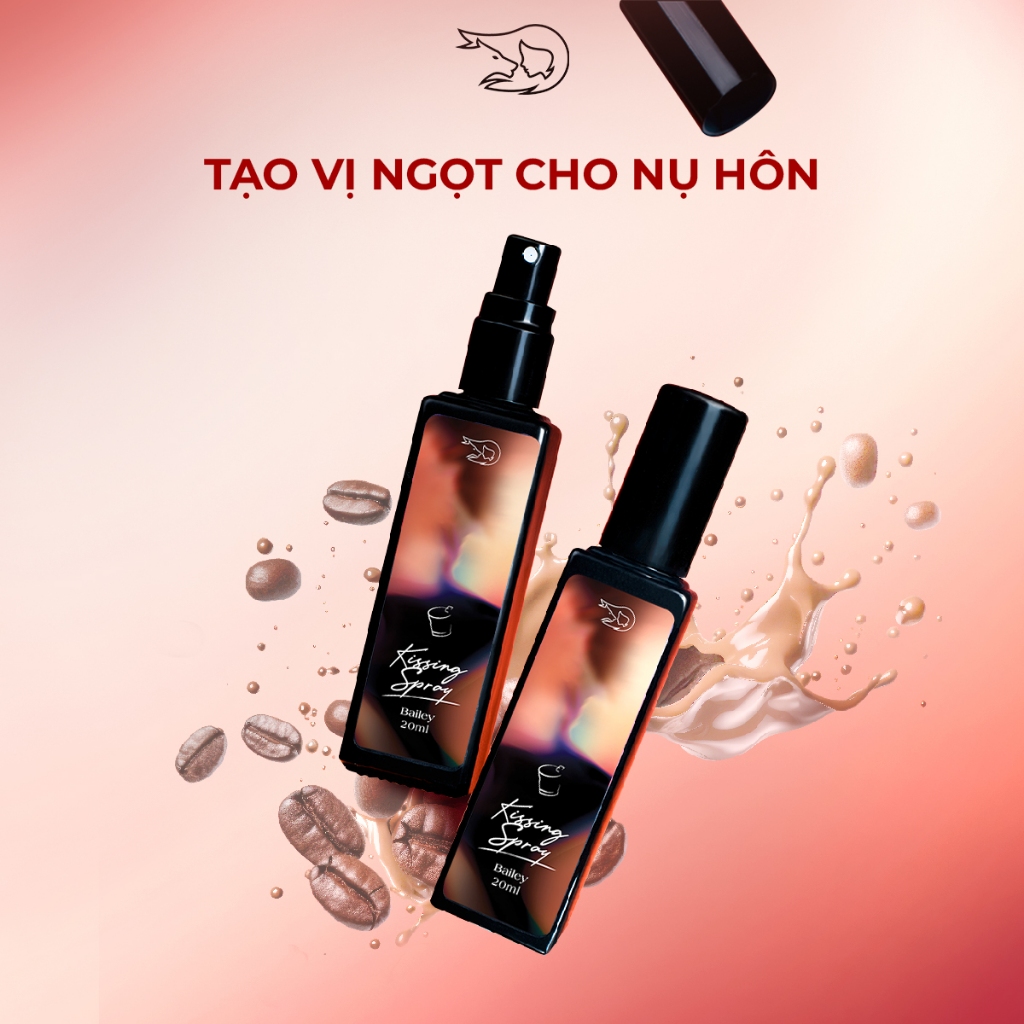 Xịt Thơm Miệng Kissing Spray Cocktail Loli & The Wolf Vị Bailey Chìm Đắm Chai 20ml