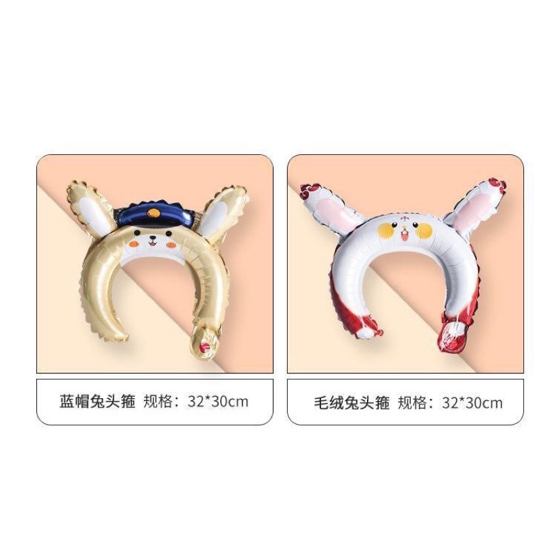 Bờm bong bóng cài tóc sinh nhật SANRIO,bờm bóng Hello Kitty, My Melody, Kuromi,Aggretsuko,Gudetama,