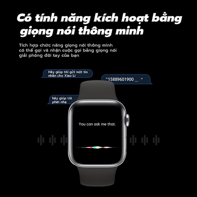 Đồng hồ thông minh T700s, Smartwatch Nghe gọi, Theo dõi Sức khỏe, Nhận thông báo dùng cho Nam nữ- BH 12 Thán