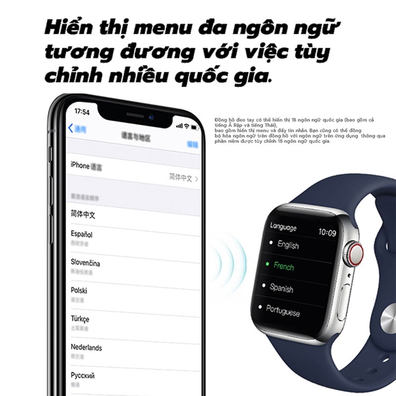 Đồng hồ thông minh T700s, Smartwatch Nghe gọi, Theo dõi Sức khỏe, Nhận thông báo dùng cho Nam nữ- BH 12 Thán