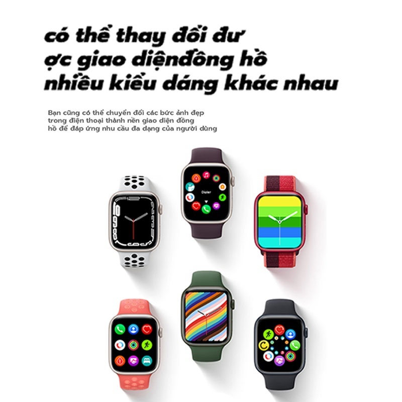 Đồng hồ thông minh T700s, Smartwatch Nghe gọi, Theo dõi Sức khỏe, Nhận thông báo dùng cho Nam nữ- BH 12 Thán