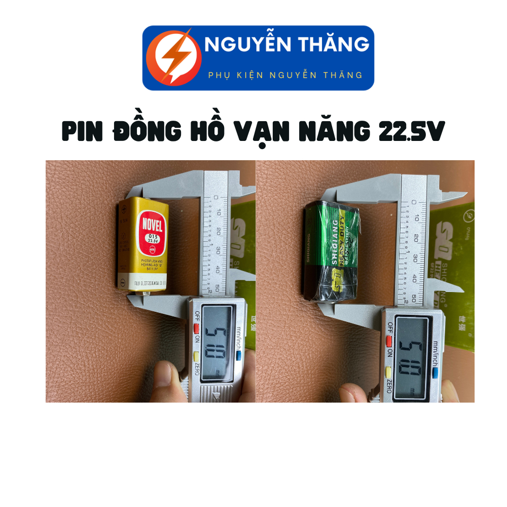 PIN Đồng Hồ Vạn Năng 22.5v Mới